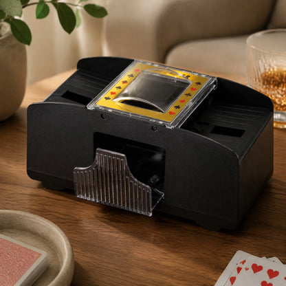 Deckwhirl™ Automatic Playing Card Shuffler, styled close view