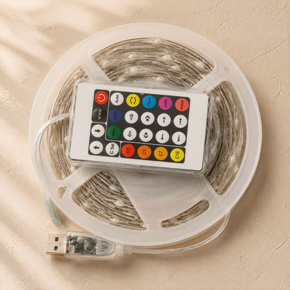 Tapstrand™ Bluetooth App-Controlled LED String Lights, material and detail close-up