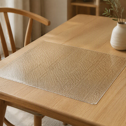 Wipeweave™ PVC Table Mat, styled close view