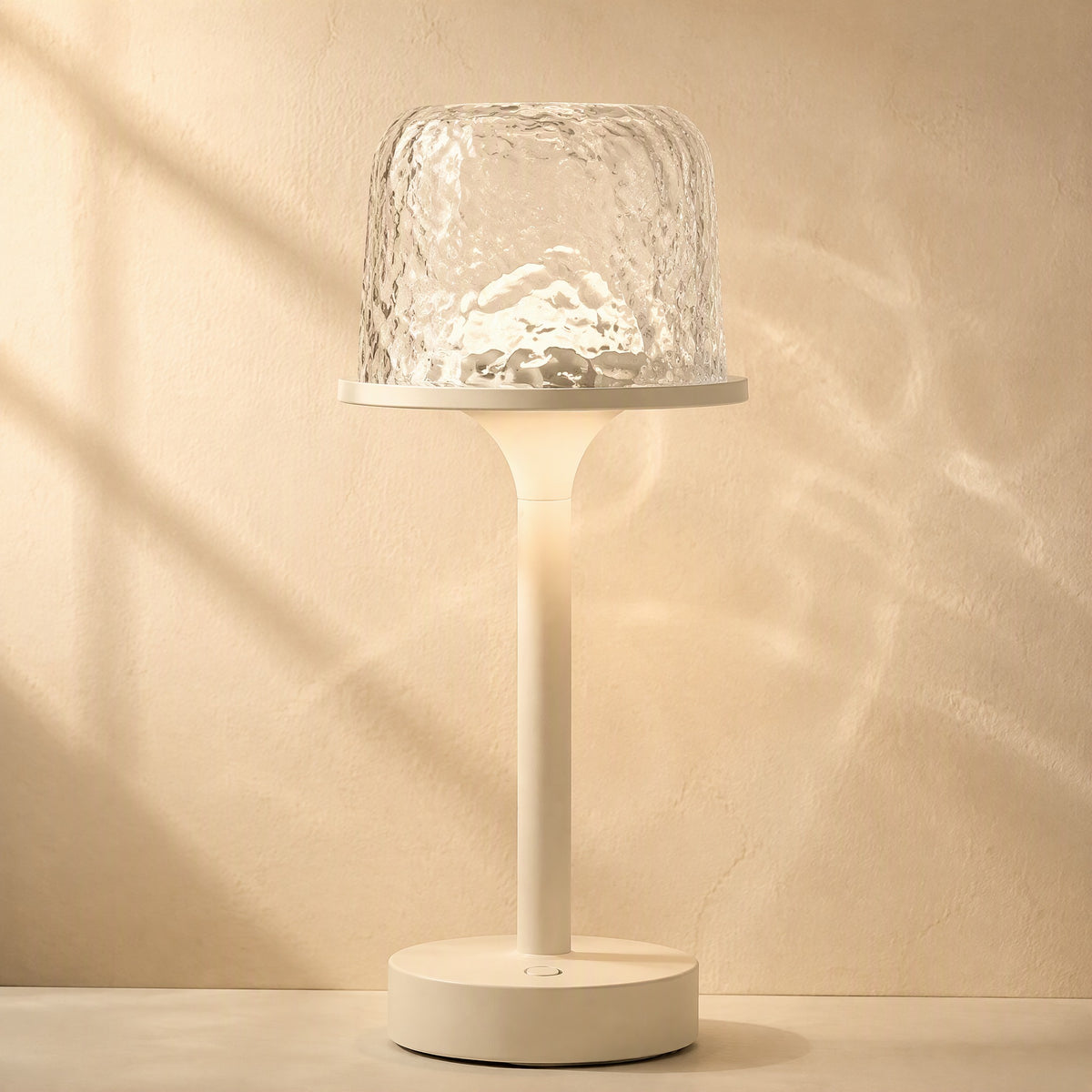 Ripplebeam™ Water Ripple Table Lamp, material and detail close-up