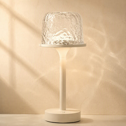 Ripplebeam™ Water Ripple Table Lamp, material and detail close-up