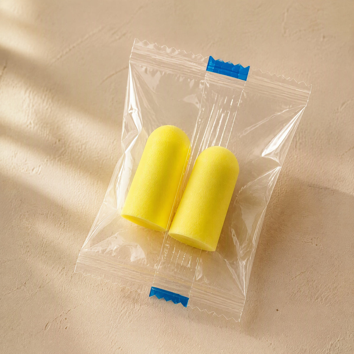 Plugsoft™ Polyurethane Slow-Rebound Earplugs, material and detail close-up