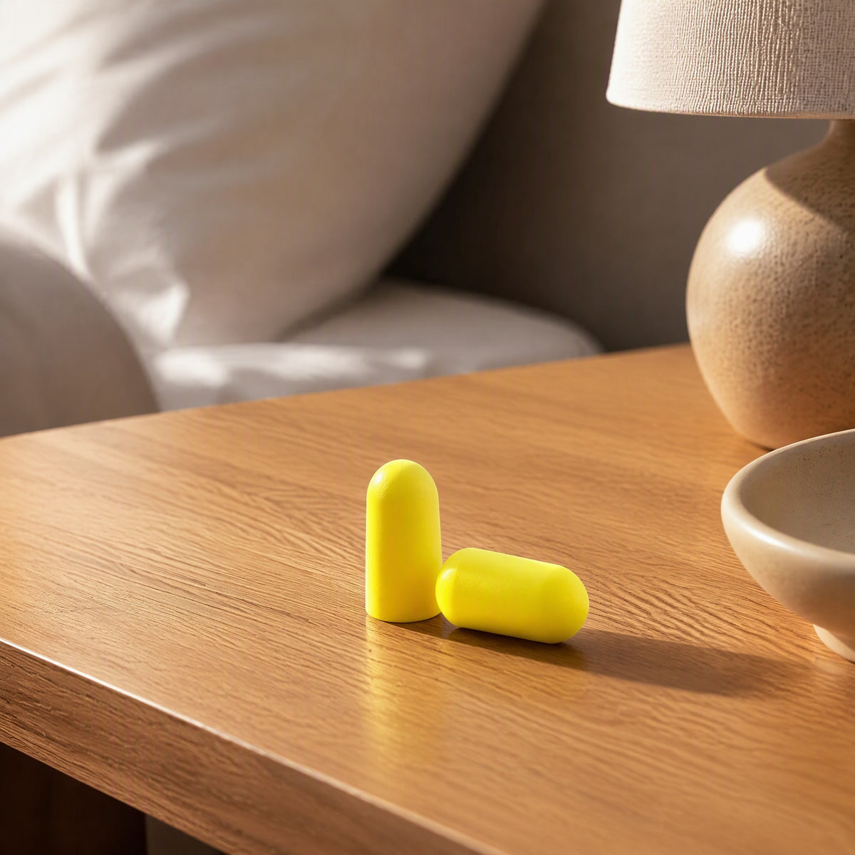 Plugsoft™ Polyurethane Slow-Rebound Earplugs, styled close view