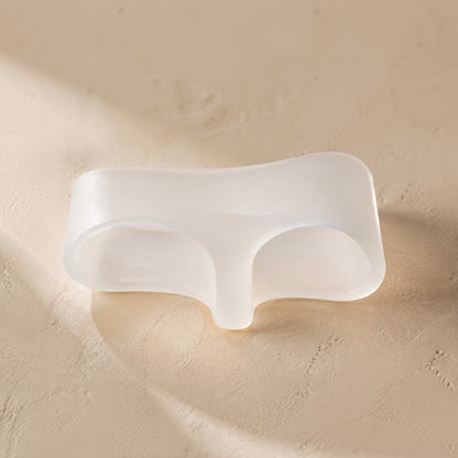 Ringsoft™ Silicone Toe Separator Double Ring, material and detail close-up