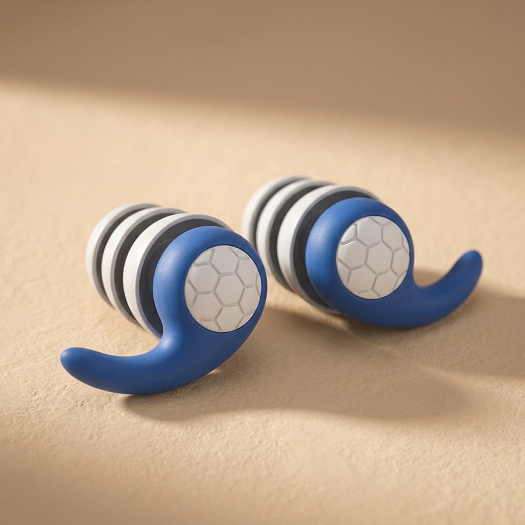 Hushbud™ Children's Silicone Earplugs, material and detail close-up