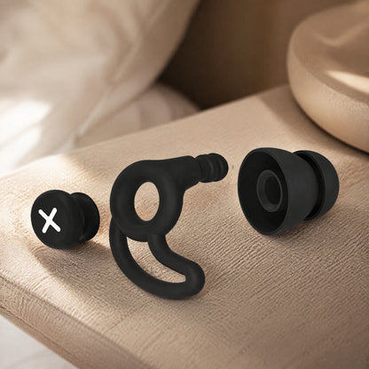 Earstow™ Silicone Earplugs With Storage Box, styled close view
