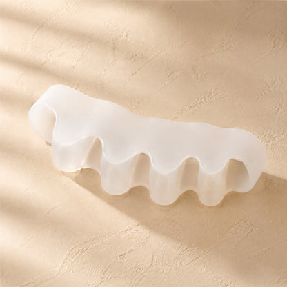 Fivesplay™ Silicone Five-Hole Toe Separator, material and detail close-up