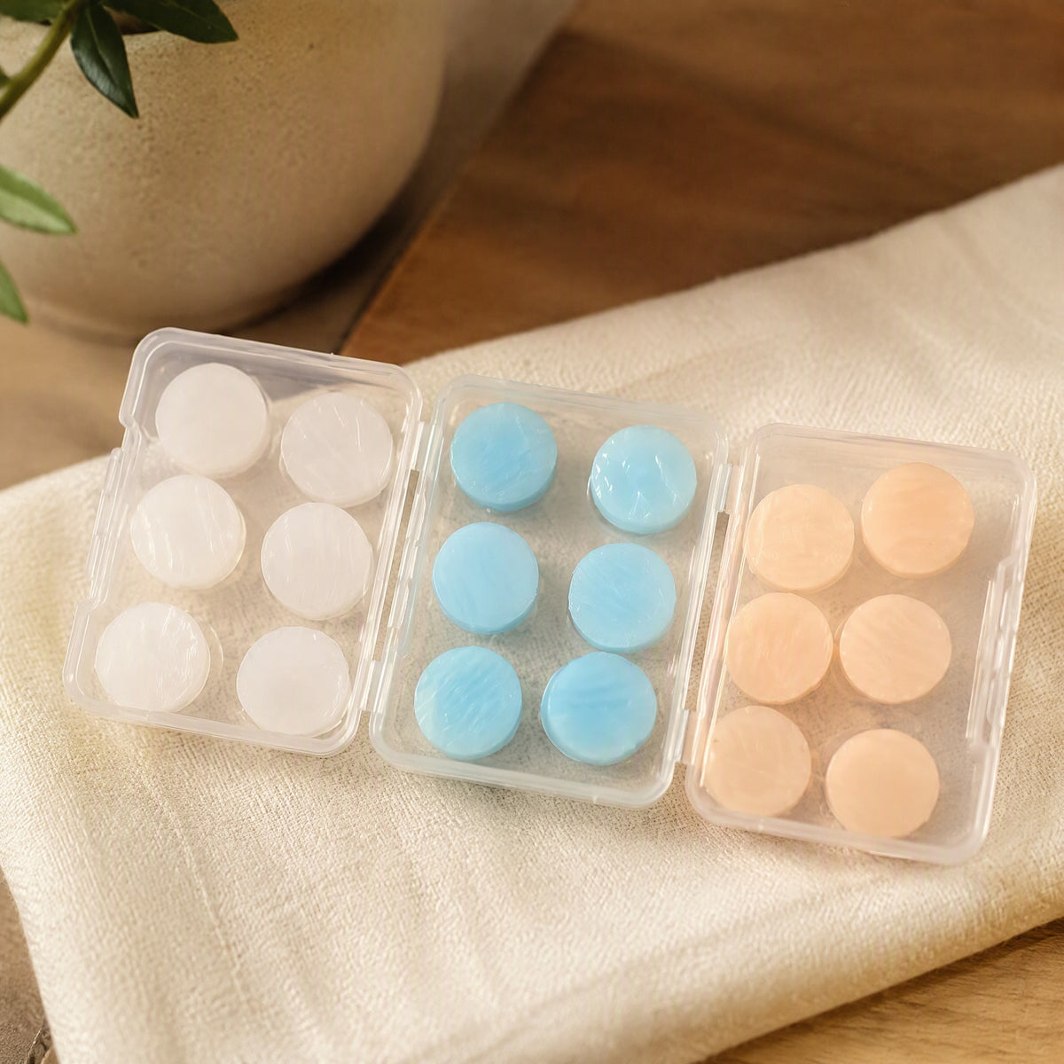 Swimseal™ Silicone Earplugs for Swimming, styled close view