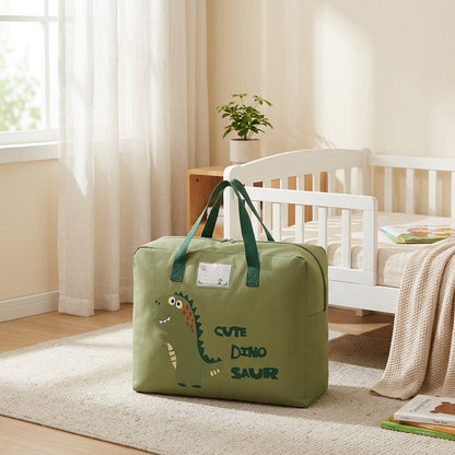 Quiltote™ Oxford Cloth Quilt Storage Bag in a calm home setting