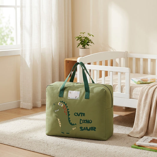 Quiltote™ Oxford Cloth Quilt Storage Bag in a calm home setting