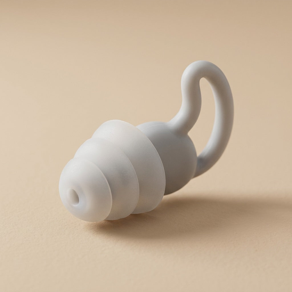 Layerseal™ Three-Layer Silicone Sleep Earplugs, material and detail close-up
