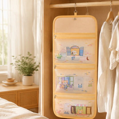 Softsort™ Non-Woven Underwear Storage Bag in a calm home setting