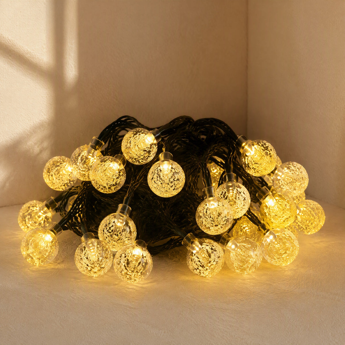 Sungleam™ Solar Crystal Ball Light String