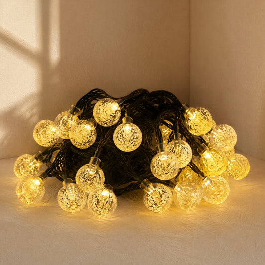 Sungleam™ Solar Crystal Ball Light String