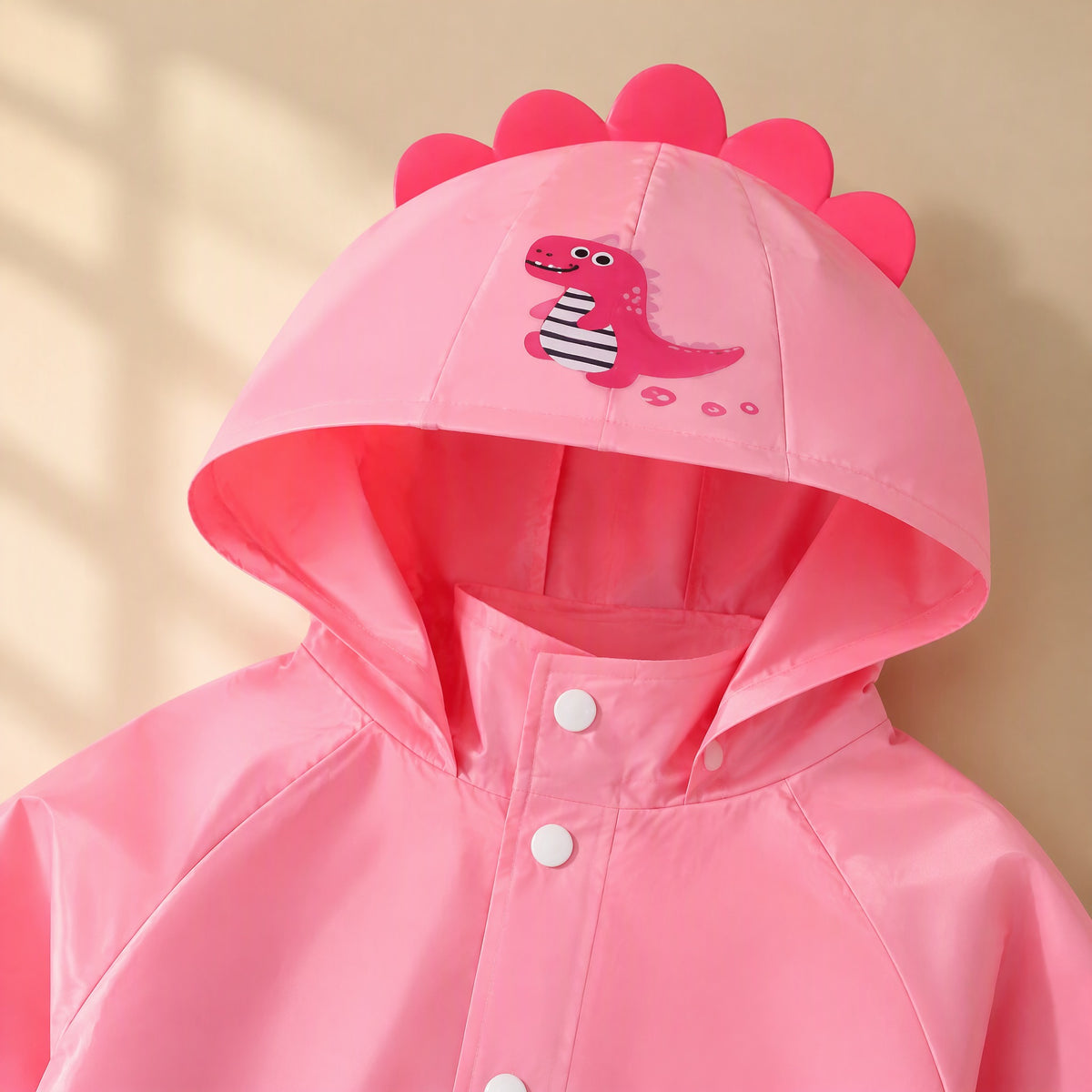 Drizzlewrap™ EVA Full Body Raincoat For Children, material and detail close-up