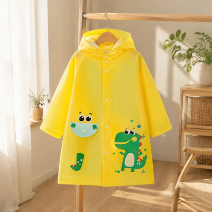 Drizzlewrap™ EVA Full Body Raincoat For Children in a calm home setting