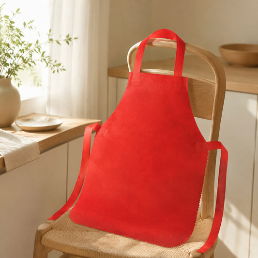 Quickbib™ Disposable Non-Woven Apron in a calm home setting