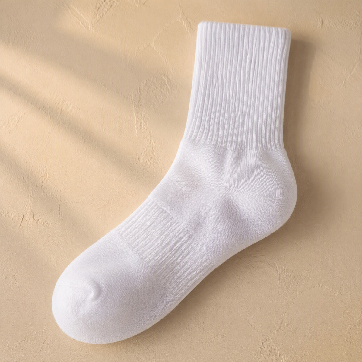 Midstride™ Mid-Calf Sports Socks, material and detail close-up