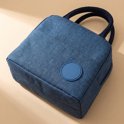 Mealwarm™ Oxford Cloth Insulated Lunch Bag, material and detail close-up