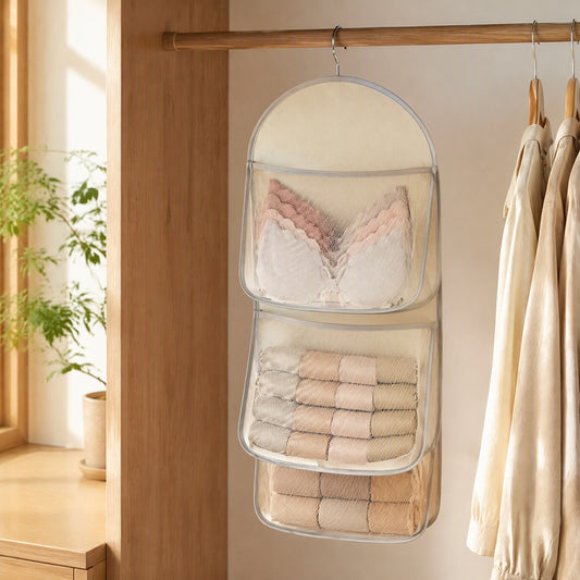 Pandanest™ Panda Mesh Hanging Storage Organizer in a calm home setting