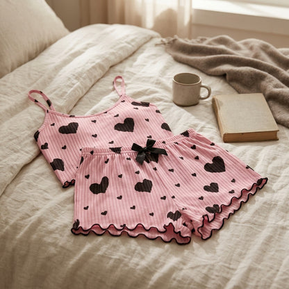 Camisleep™ Camisole Pajama Set With Shorts, styled close view