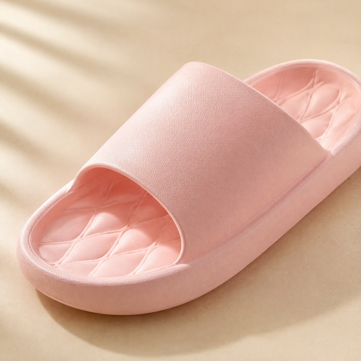 Homeflip™ EVA Home Flip-Flop Slippers, material and detail close-up