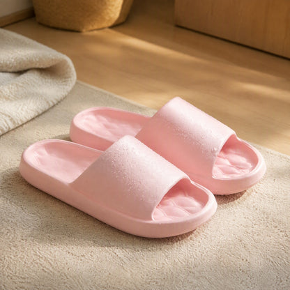 Homeflip™ EVA Home Flip-Flop Slippers, styled close view