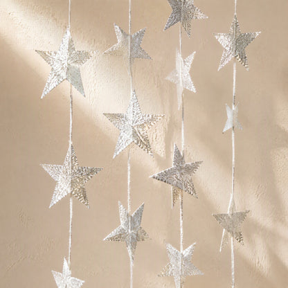 Starfold™ Paper Star Garland Decoration, material and detail close-up