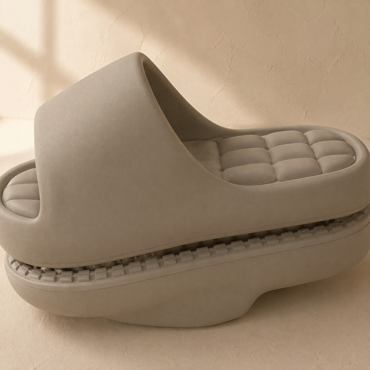 Cushflip™ EVA Thick-Soled Flip-Flop Slippers, material and detail close-up