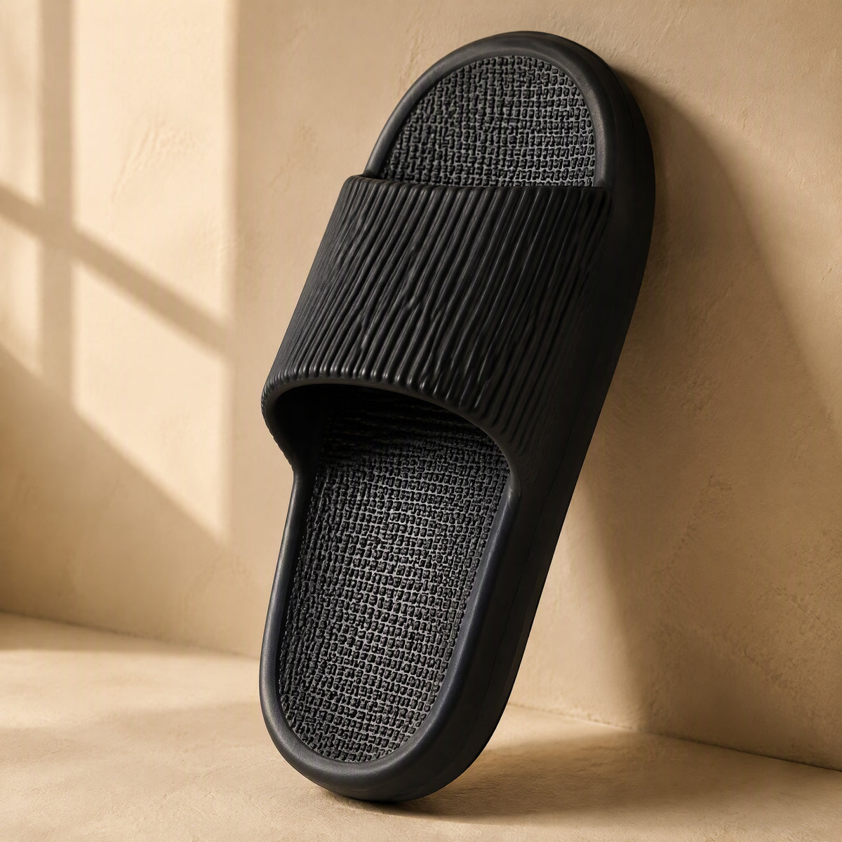 Unisole™ EVA Unisex Flip-Flop Slippers, material and detail close-up