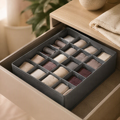 Softslot™ Non-Woven Underwear Storage Box, styled close view