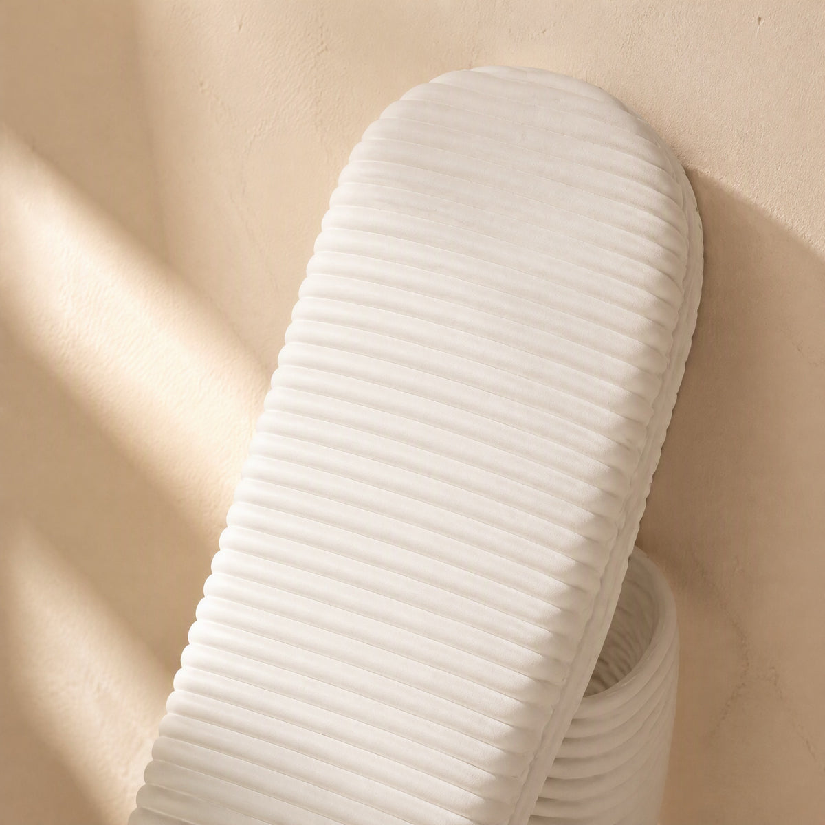 Floatstep™ EVA Striped Unisex Slippers, material and detail close-up