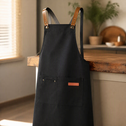 Rainbib™ Waterproof Polyester Apron, styled close view