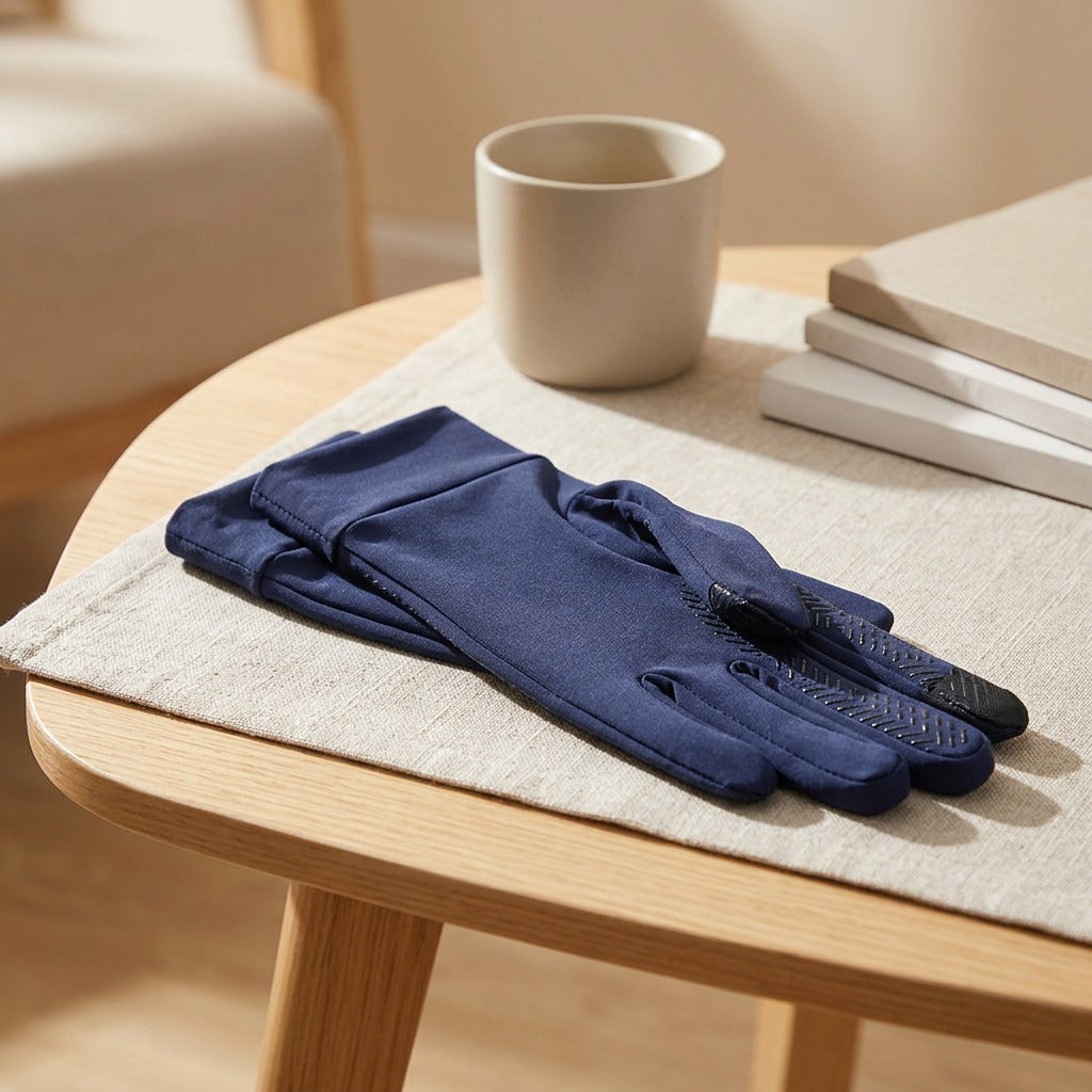 Sunmitt™ Nylon Summer Sun Protection Gloves, styled close view