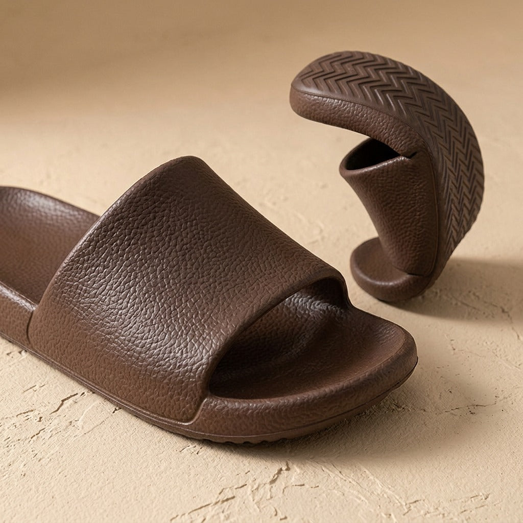 Toecush™ EVA Open-Toe Sandal Slippers, material and detail close-up