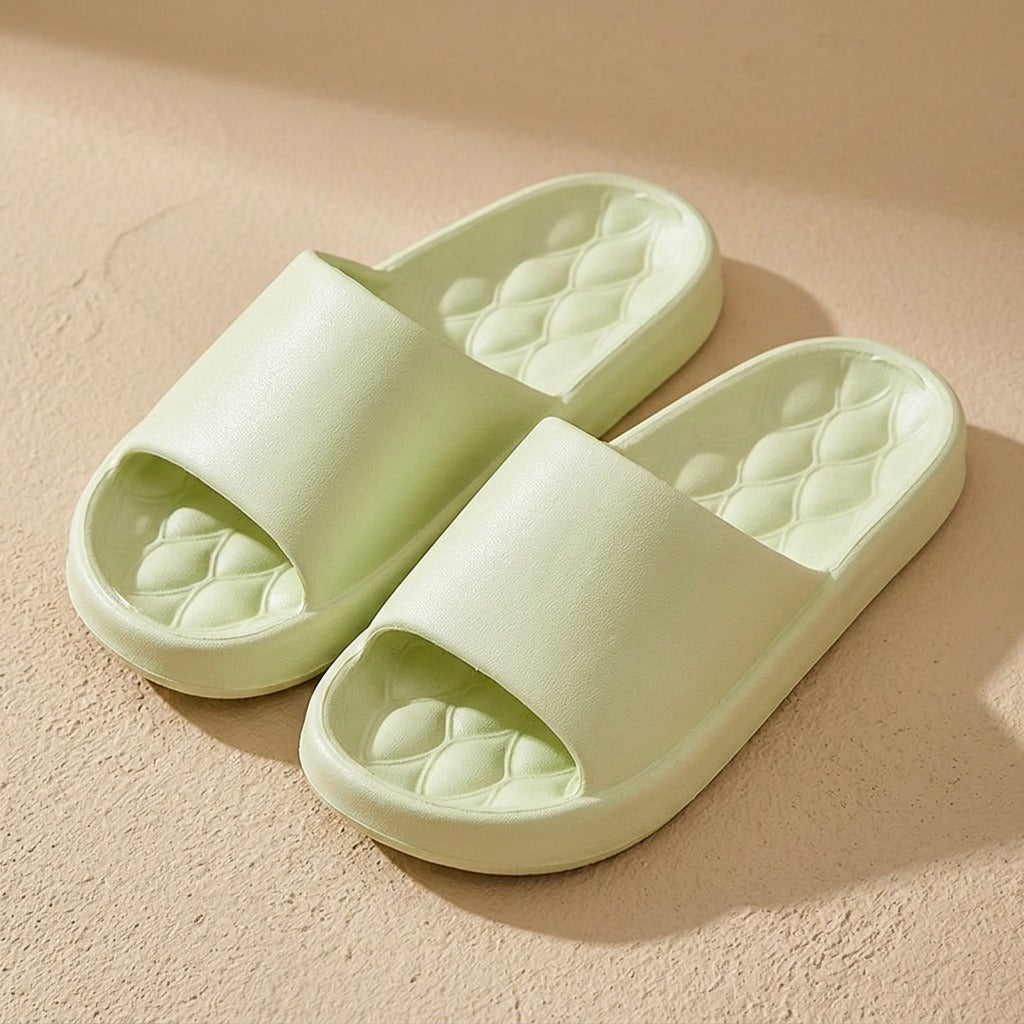 Bathsoft™ EVA Bathroom Slippers, material and detail close-up