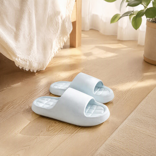 Solecloud™ EVA Slippers With Thick Soles in a calm home setting