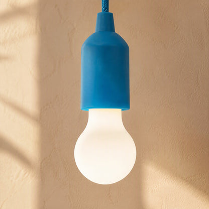 Drawglow™ Battery-Powered LED Drawstring Lamp, material and detail close-up