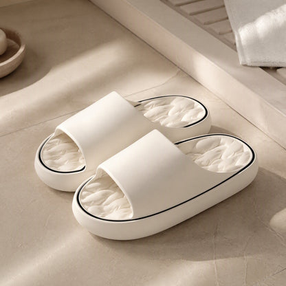 Showerfloat™ EVA Foam Shower Slide Sandals, styled close view