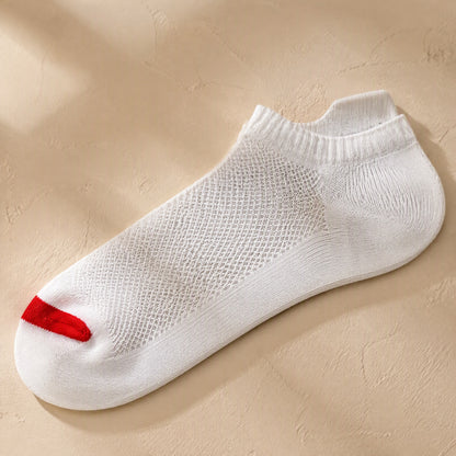 Lowdeck™ Polyester Low-Cut Boat Socks, material and detail close-up