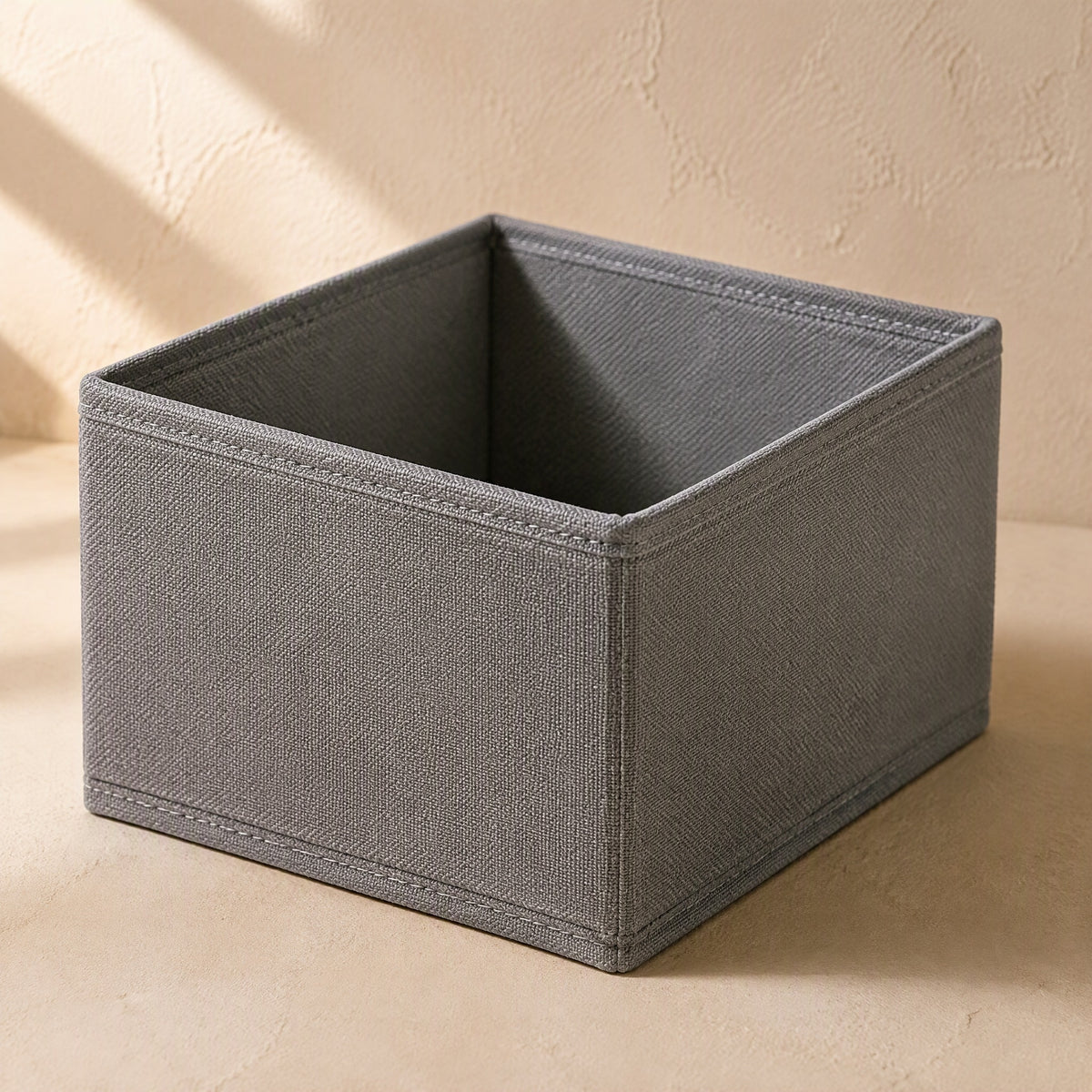 Fabricbin™ Non-Woven Fabric Drawer Storage Box, material and detail close-up