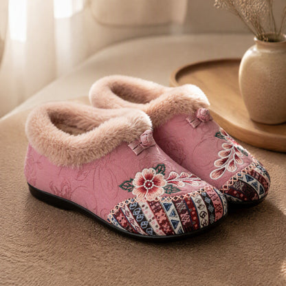Snownest™ Women's Cotton Snow Boots, styled close view