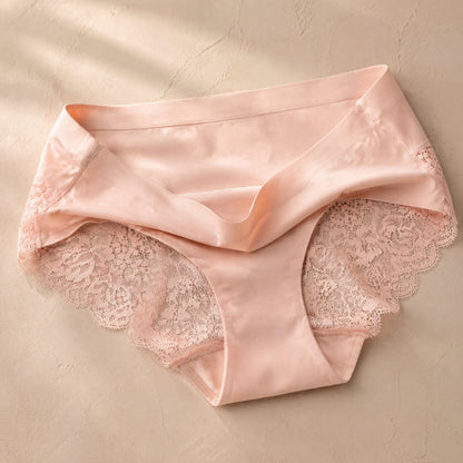 Chillrise™ Ice Silk Mid-Rise Panties, material and detail close-up