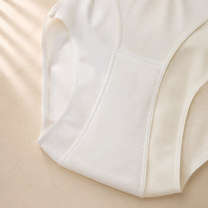 Flowhold™ Mid-Waist Menstrual Briefs With Cotton Crotch, material and detail close-up