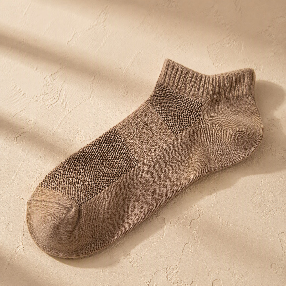 Hidehem™ Polyester Invisible Boat Socks, material and detail close-up
