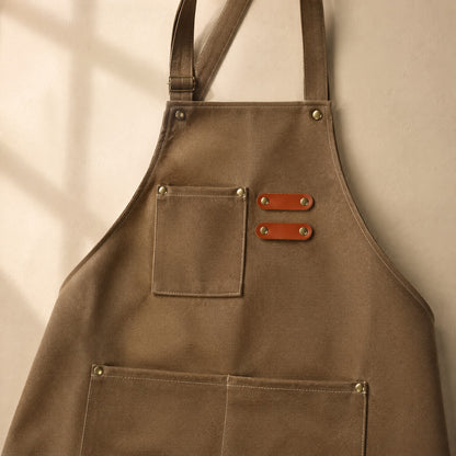 Thickloom™ Thickened Canvas Apron, material and detail close-up