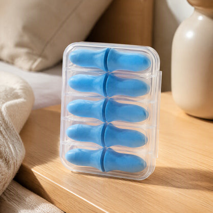 Quietbud™ Polyurethane Sleep Earplugs, styled close view