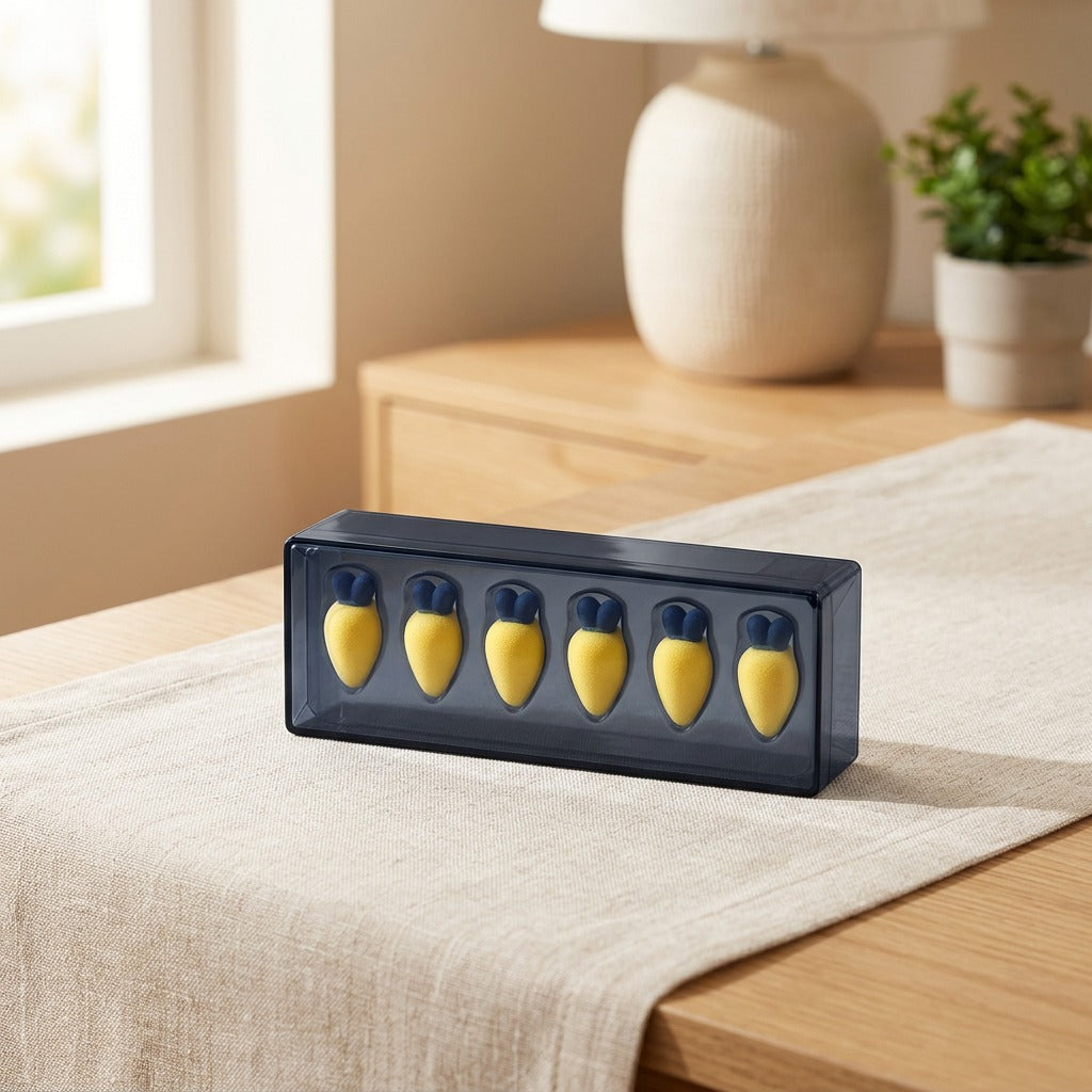 Dozesoft™ Sponge Earplugs for Sleep in a calm home setting