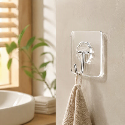 Hookhold™ Acrylic Adhesive Hook in a calm home setting