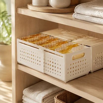 Cabinetuck™ Plastic Cabinet Storage Box in a calm home setting